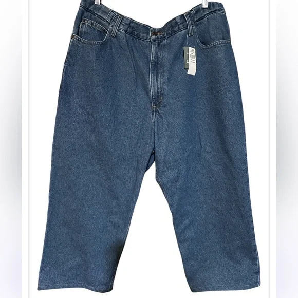 NWT L.L. Bean Comfort Waist Denim Pants - Picture 1 of 2